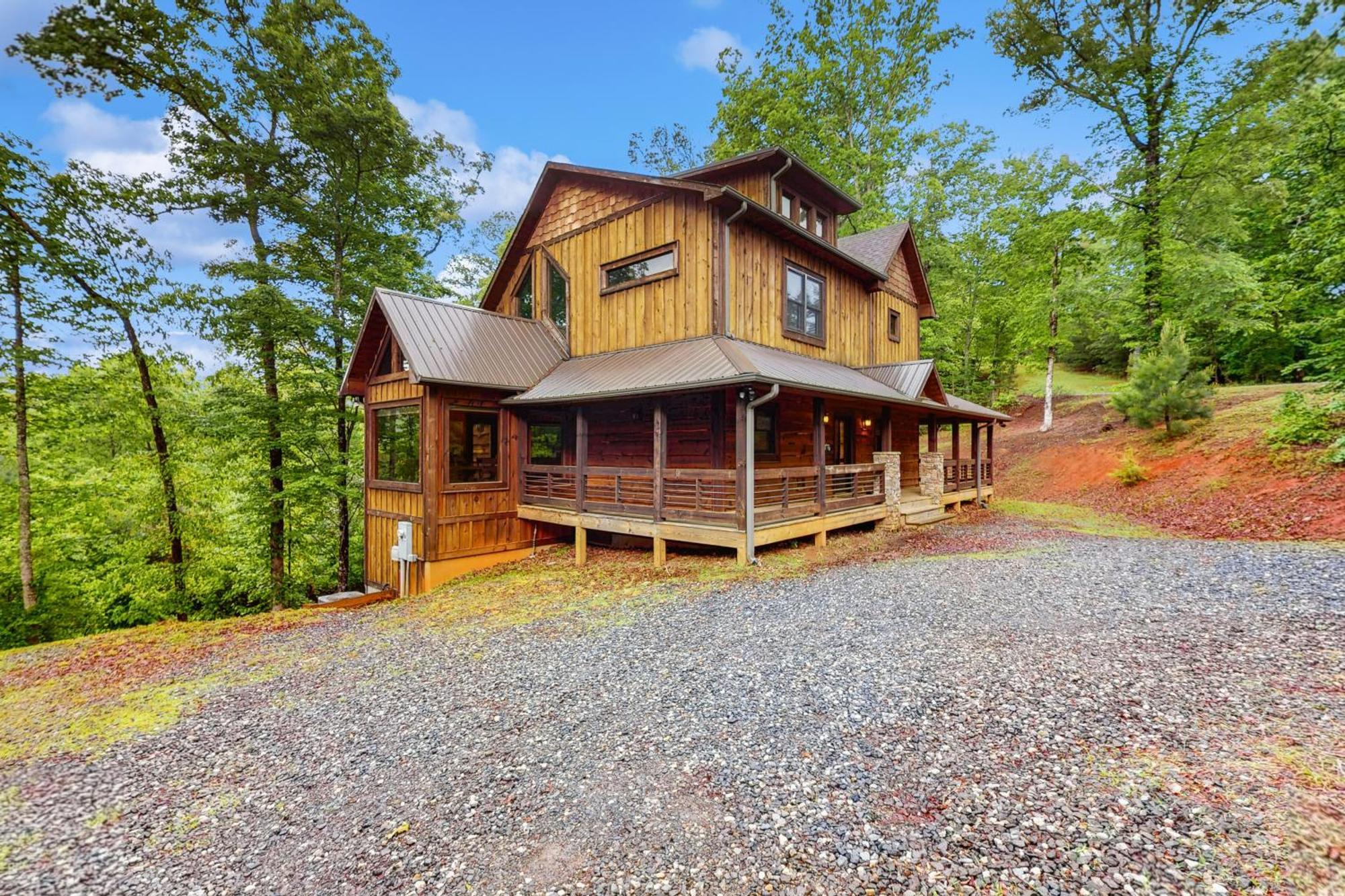 Whispering Woods Villa Blue Ridge Exterior photo